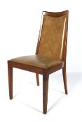 A 1960s G-Plan teak framed chair. With h
