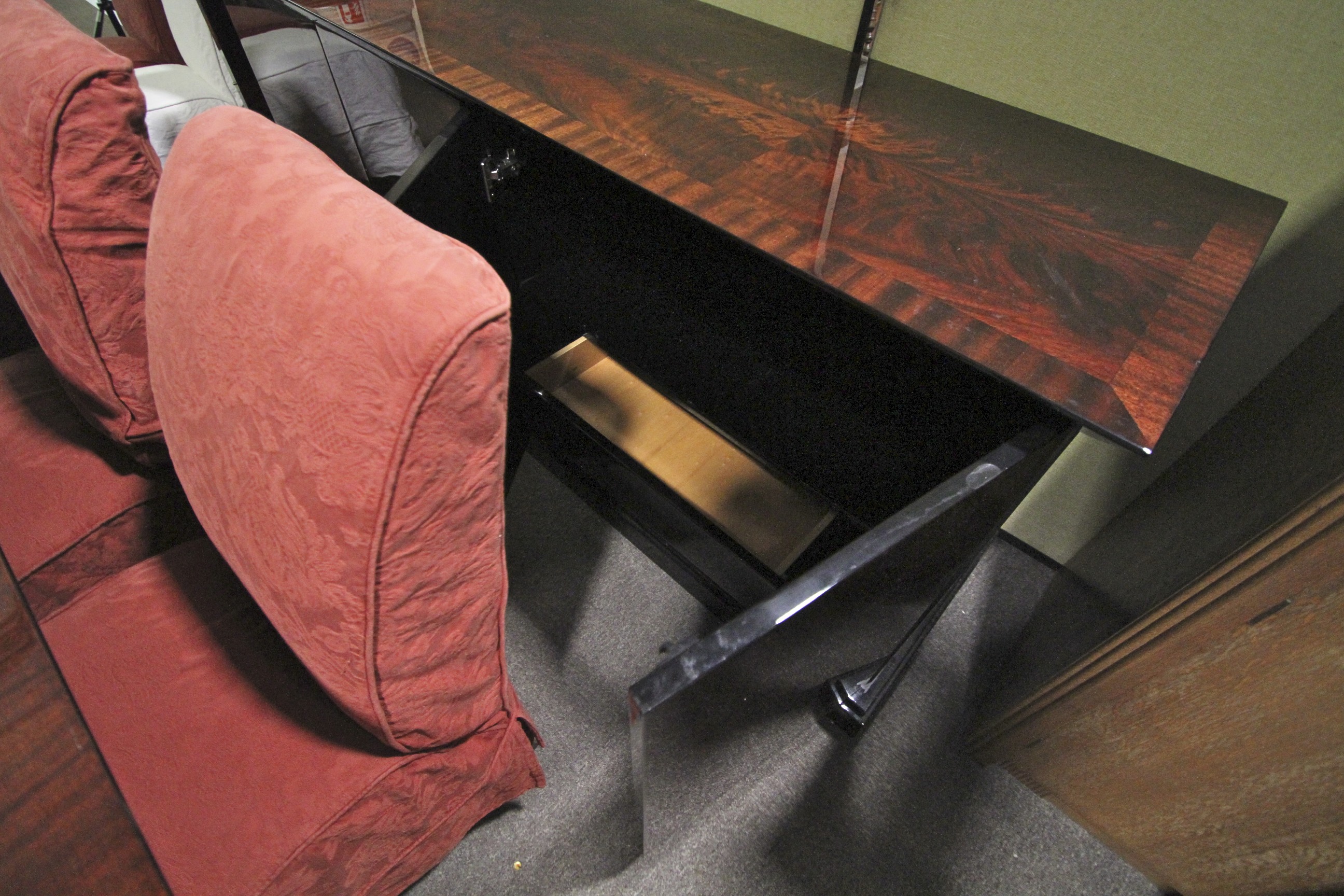 An Italian polished and black lacquered - Image 4 of 8