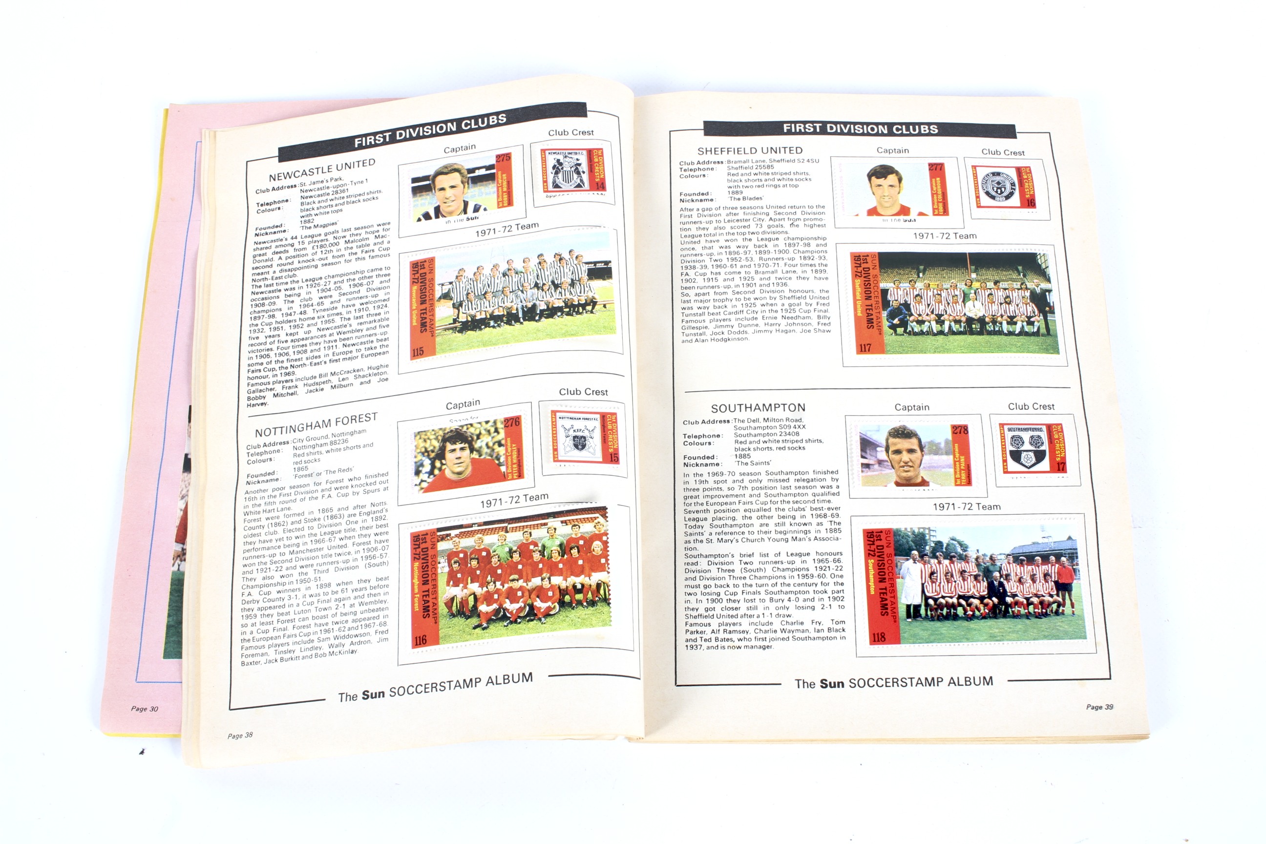 A 'Football Encyclopedia & Soccerstamp A - Image 2 of 3