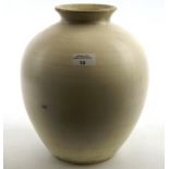 A Mid Century Soholm Bornholm Denmark large pottery vase.
