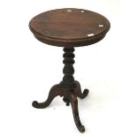 A 19th century mahogany wine table.