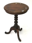 A 19th century mahogany wine table.