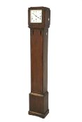 A 1920s Kemp Bros Bristol oak cased Grandmother clock.