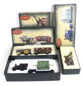 Three Corgi 'Vintage Glory of Steam' boxed diecast sets.