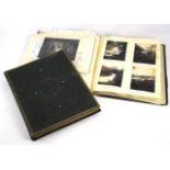 Two Victorian scrapbooks and photograph albums.