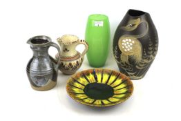 A collection of assorted Mid Century ceramics.
