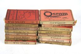 A collection of Ward Lock & Cos vintage travelling books.