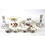 An assortment of 19th century ceramics.