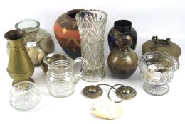 Assorted ceramics and other items.