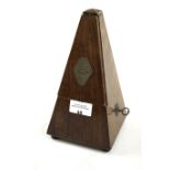 A mahogany cased French metronome.