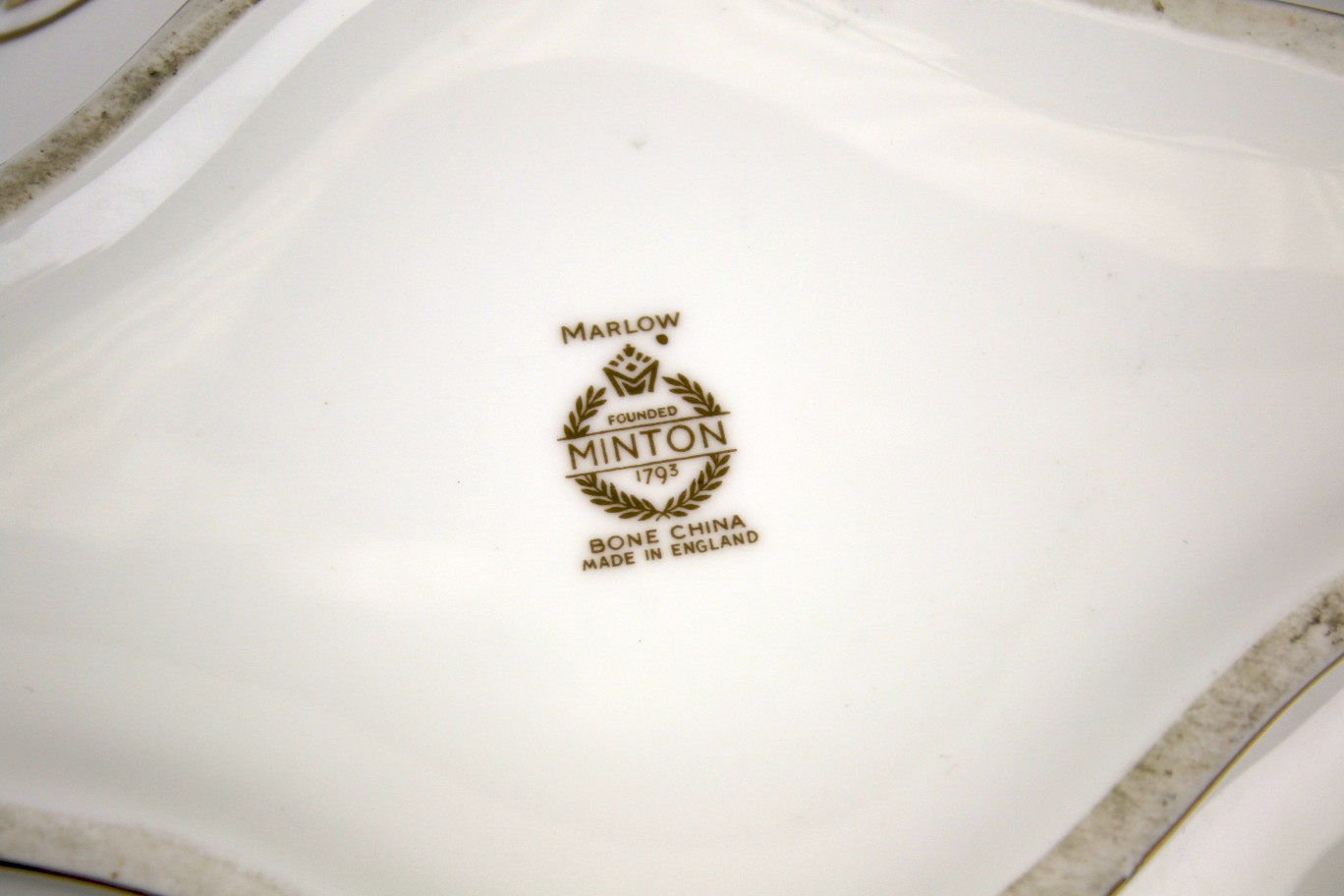 A Minton bowl in the 'Marlow' pattern. - Image 2 of 2