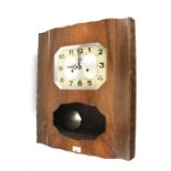 A French Art Deco wall clock by Girod.