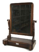 A 20th Century mahogany dressing table swing mirror.