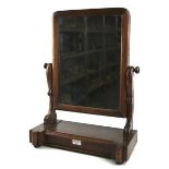 A 20th Century mahogany dressing table swing mirror.