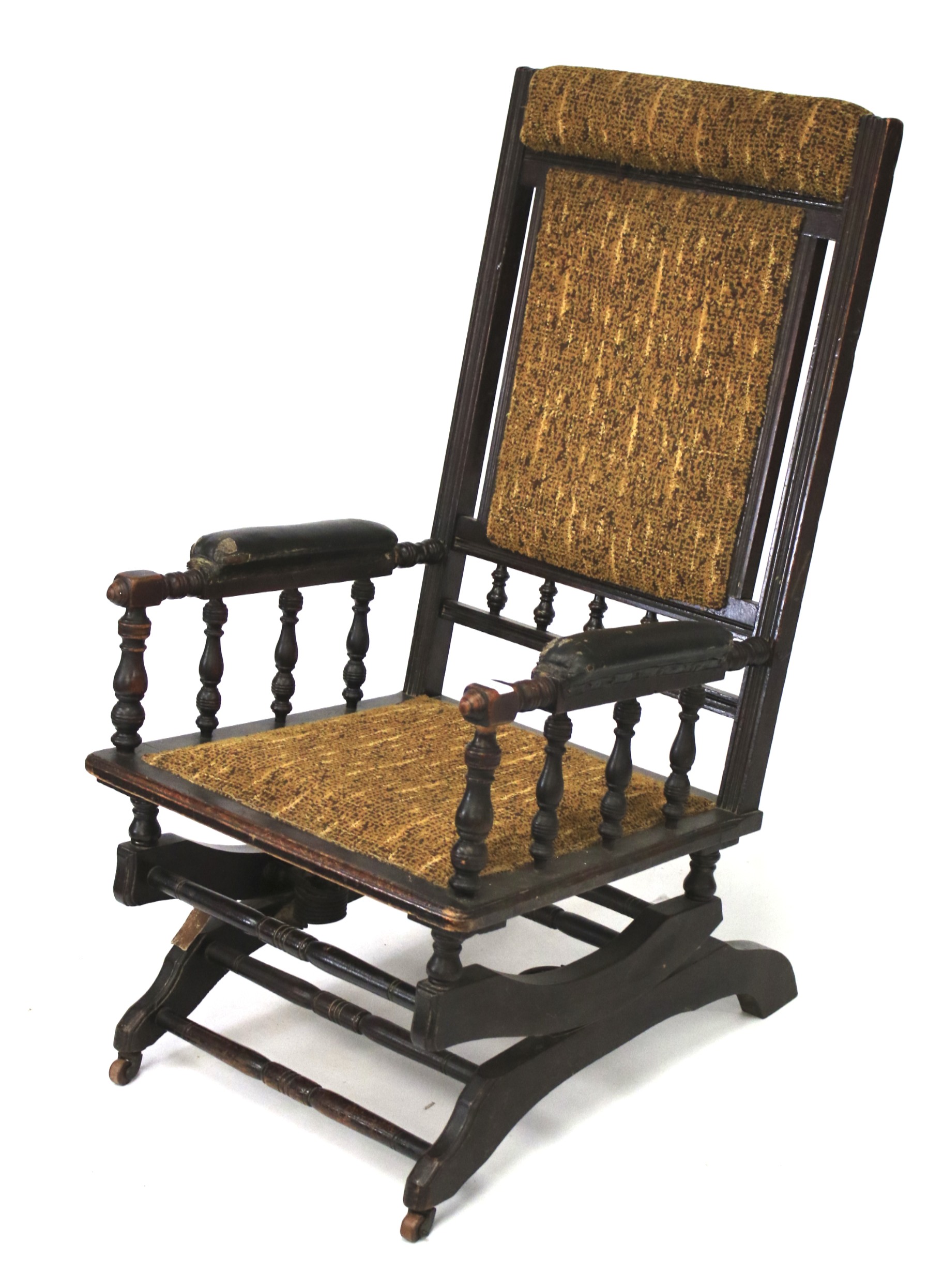 An American early 20th century stained w