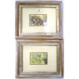 Two 20th century watercolours. Signed 'R