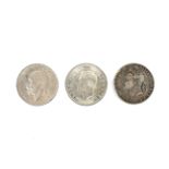 Three crown coins from 1821,