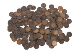 A bag of Victoria to George VI farthing coins