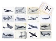 A collection of WWII Aircraft Recognition cards by Valentine & Sons Ltd.