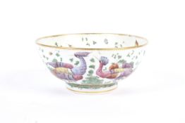 A Sampson bowl in the Chelsea Gold Anchor style, circa 1900.