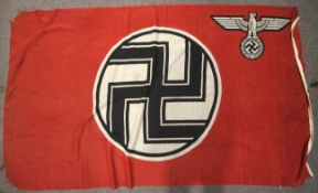 A WWII large German flag.