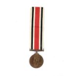 A King George V Special Constabulary Police medal, Thomas E Bagley.