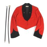 A red mess dress jacket,