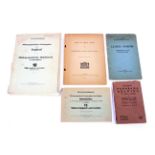 A collection of 20th century military navigation maps and military books.