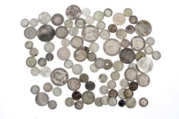 A quantity of world silver coins