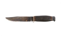 A military trench knife.