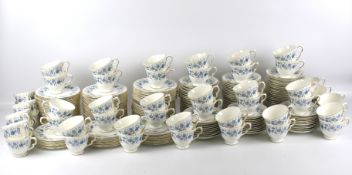 An extensive quantity of Colclough bone china cups and saucers.