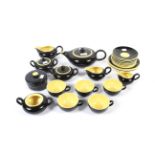 A Villeroy and Bosch Art Deco style part tea service, 22 pieces.