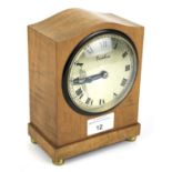 A contemporary Frodsham mechanical mantel clock.