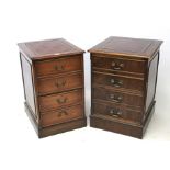 Two 20th century document cabinets.