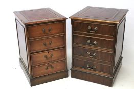 Two 20th century document cabinets.