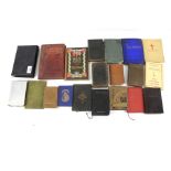 An assortment of 19th century and early 20th century prayer books.