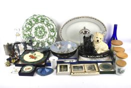 An assortment of ceramics and glassware.