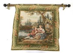 A 20th century needlepoint wall tapestry.