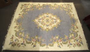 A large Chinese rug.