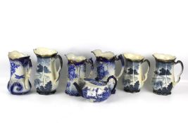 A collection of seven 19th century and later ceramics.