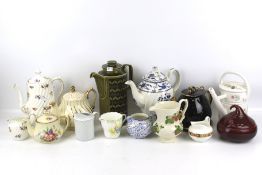 An assortment of jugs and teapots.