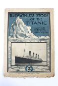 A first edition 'Deathless Story of the Titanic' booklet.