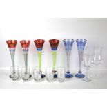 An assortment of glassware.