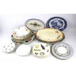 A large quantity of 20th century and later ceramic plates.
