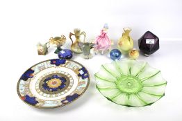 An assortment of 20th century and later ceramics and glassware.