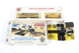 00 Gauge Bachmann locomotive and caboose.