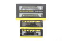 N gauge trio of Graham Farish locomotives.