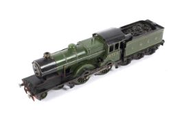 0 gauge LNER 4-4-0 8783 locomotive and tender.