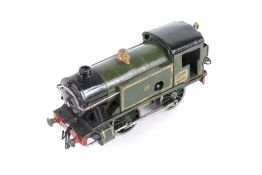 A Hornby O gauge tinplate clockwork locomotive. 0-4-0, GWR livery, no.
