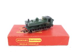 00 gauge Hornby 0-6-0 GWR 8751 tank engine. Boxed.